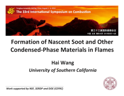 Formation of Nascent Soot and Other Condensed