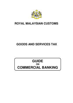 GUIDE COMMERCIAL BANKING