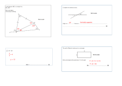 50&deg; 50&deg; 30&deg; 110&deg; 19&deg; Vertically opposite 3 = 4 = 12 P = 2r + h + 2r +h