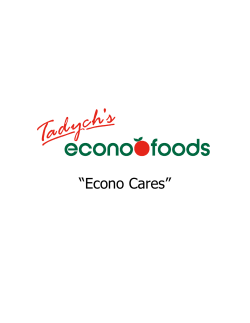 Econo Cares - Tadych`s Econo Foods