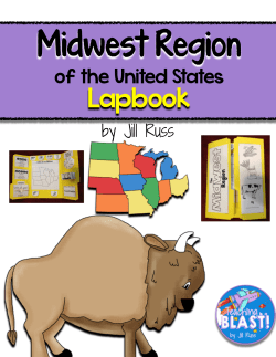 Midwest Region Lapbook