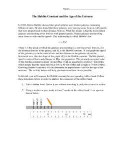 The Hubble Constant and the Age of the Universe