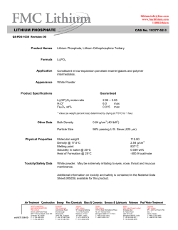 lithium phosphate