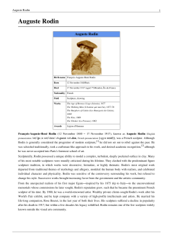 Auguste Rodin - Saylor Academy