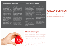 organ donation