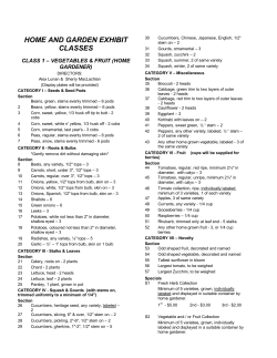 home and garden exhibit classes