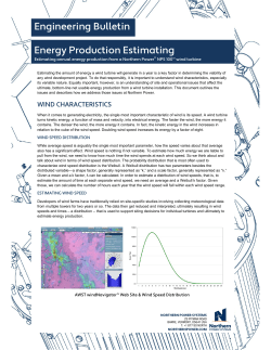 Energy Production Estimating