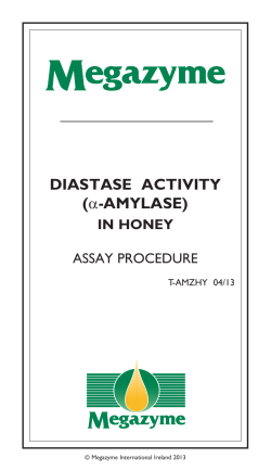 Amylase in Honey