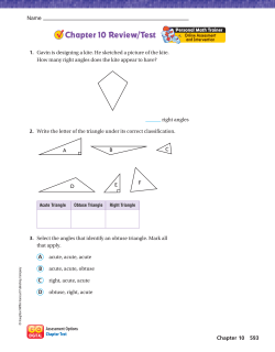 Chapter 10 Review/Test