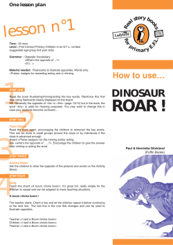 Activity Sheet Dinos..