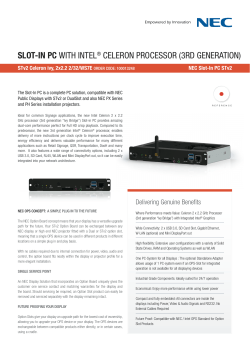 slot-in pc with intel&reg; celeron processor (3rd generation)