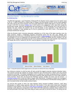 Brazilian banks – too burdened to samba