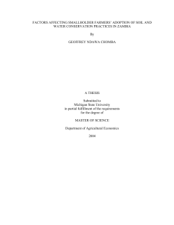 factors affecting smallholder farmers` adoption