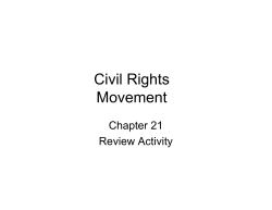 Civil RIghts Review - Dallastown Area School District Moodle