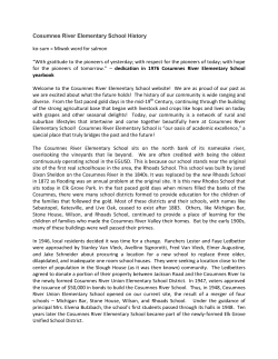 to read more about the history of Cosumnes River Elementary School