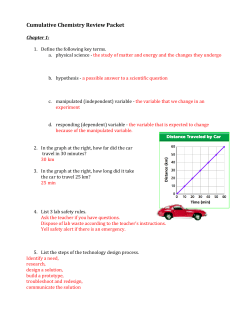 Cumulative Review Answers