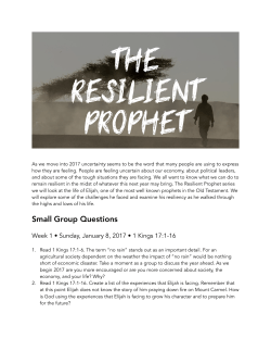 The Resilient Prophet questions