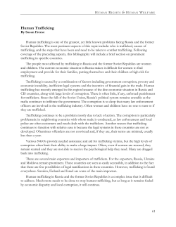 Human Trafficking