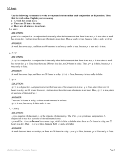 Use the following statements to write a compound statement for