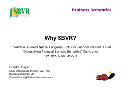 Donald Chapin - Object Management Group