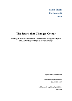 The Spark that Changes Colour