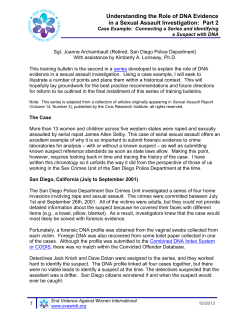 Understanding the Role of DNA Evidence in a Sexual Assault