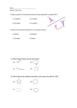 ModuleOne Unit2Test - The Math Forum @ Drexel
