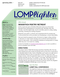 LOMPLighter - League of Minnesota Poets