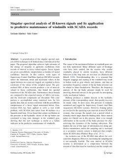 Singular spectral analysis of ill-known signals and its application to