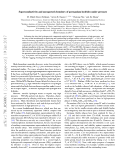 Superconductivity and unexpected chemistry of germanium hydrides