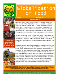 Globalization of Food