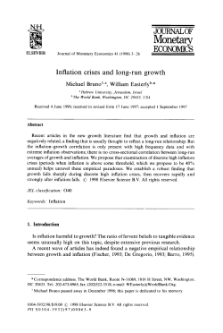 Inflation Crises and Long-run Growth