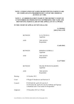 E v R - New Zealand Law Society