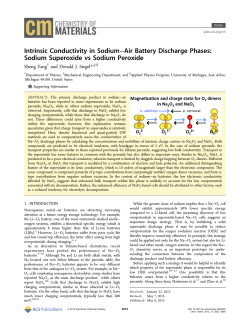 Intrinsic Conductivity in Sodium&ndash;Air Battery Discharge Phases