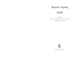 Rudyard Kipling KIM