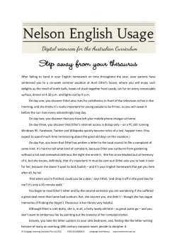 Step away from your thesaurus