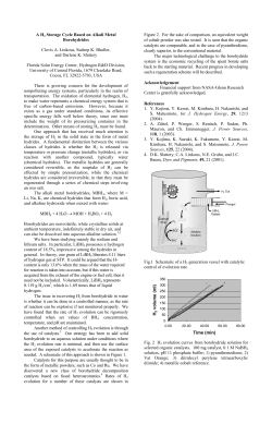 A Hydrogen Storage Cycle Based on Alkali Metal Borohydrides