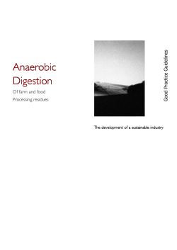 Anaerobic Digestion Of farm and food Processing Residues: Good