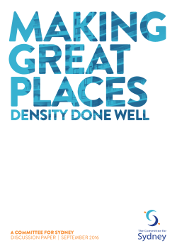 Making Great Places - UrbanGrowth NSW