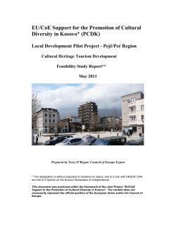 Culture and Cultural Heritage at the Council of Europe