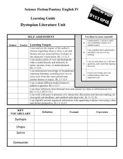Dystopian Literature Unit - Carson City School District
