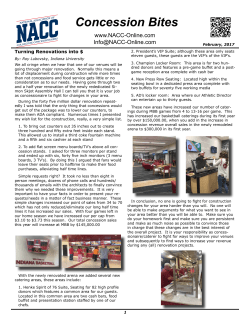 February 2017 - National Association of Collegiate Concessionaires