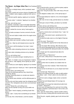 The Raven by Edgar Allan Poe (First Published