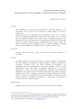 Embodying public opinion: from petitions to mass