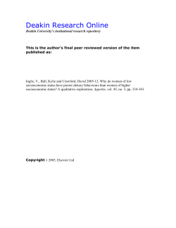 Deakin Research Online