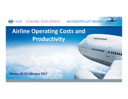 Airline Operating Costs and Productivity