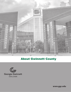 About Gwinnett County - Georgia Gwinnett College