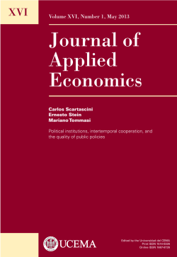 Journal of Applied Economics