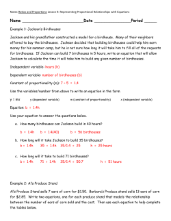 Notes-RP Lesson #9