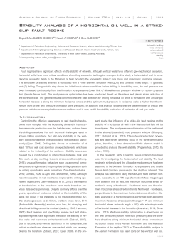 Stability analysis of a horizontal oil well in a strike